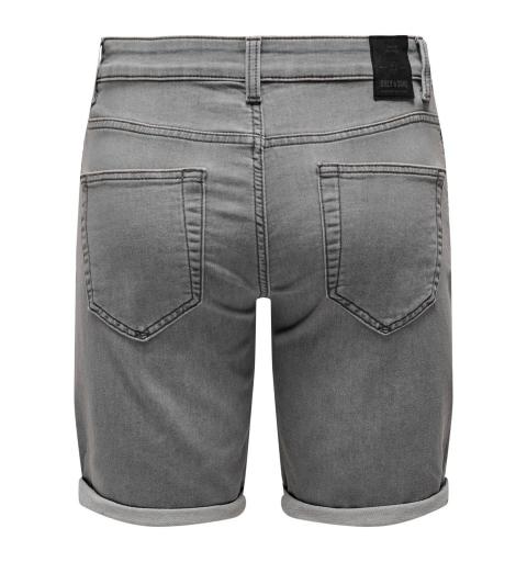 Only & sons onsply jog mg 8583 pim dnm shorts noos gris
