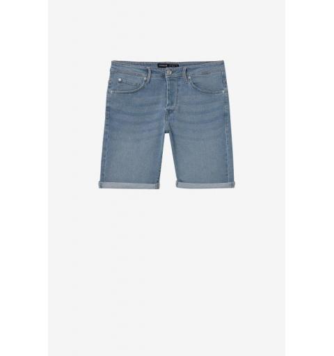 Tiffosi hombre short slim_40 denim medio