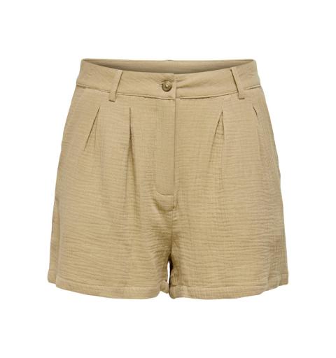Only onlthyra button shorts  wvn cs beige