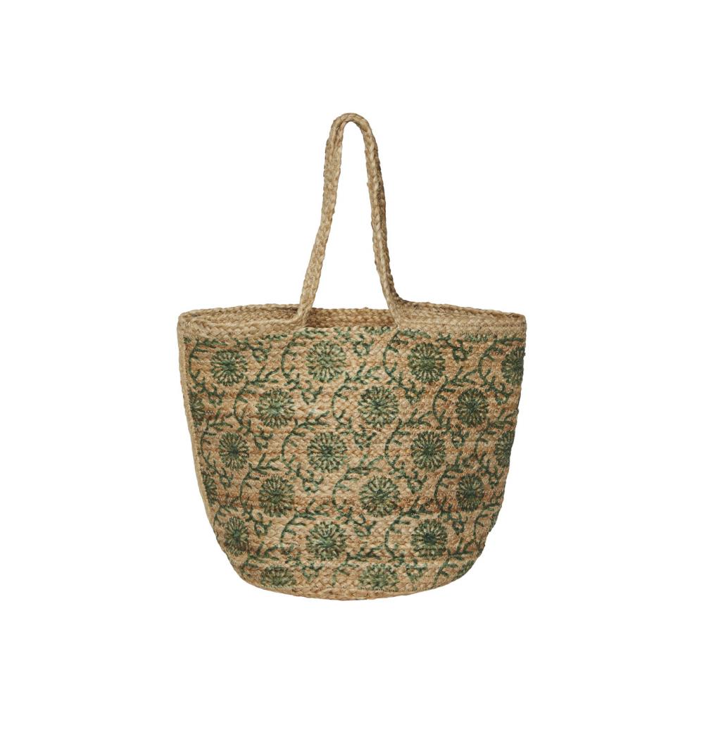 Pieces pckleo jute bag sww verde