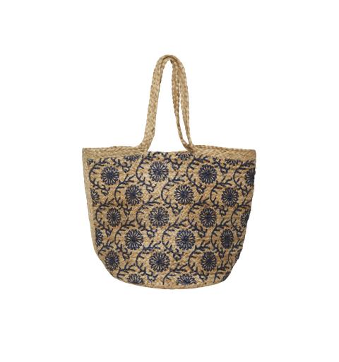 Pieces pckleo jute bag sww azul