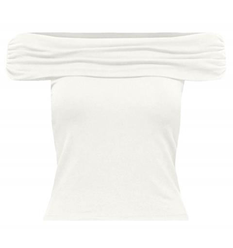 Only onllive love s/l off shoulder top cs jrs blanco