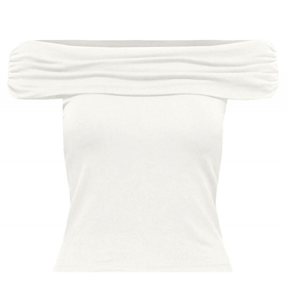 Only onllive love s/l off shoulder top cs jrs blanco