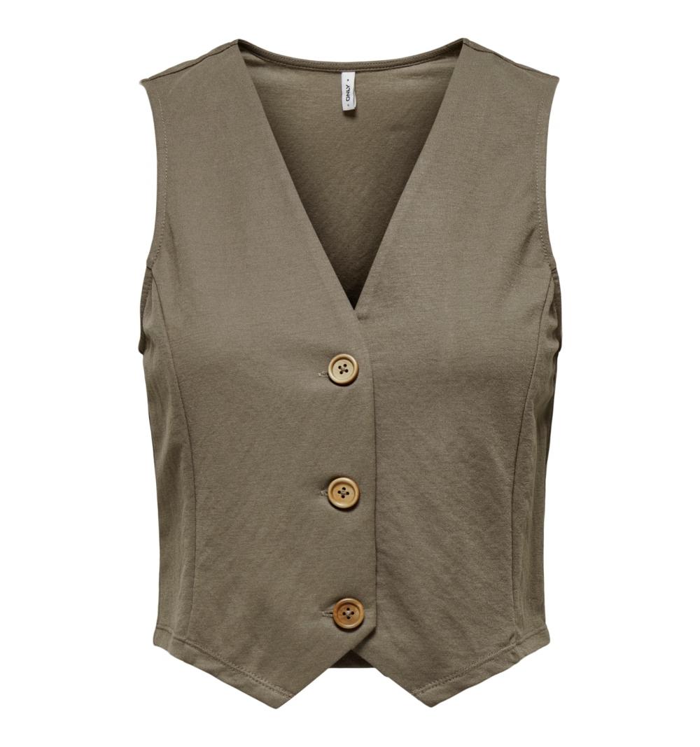 Only onljany s/l vest jrs marron