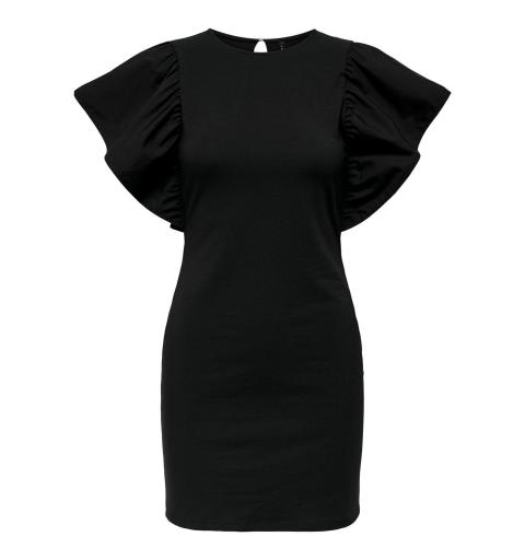Only onlsoffy s/s mix dress jrs negro
