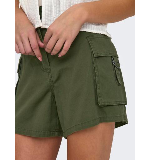 Only onlstine cargo shorts otw verde