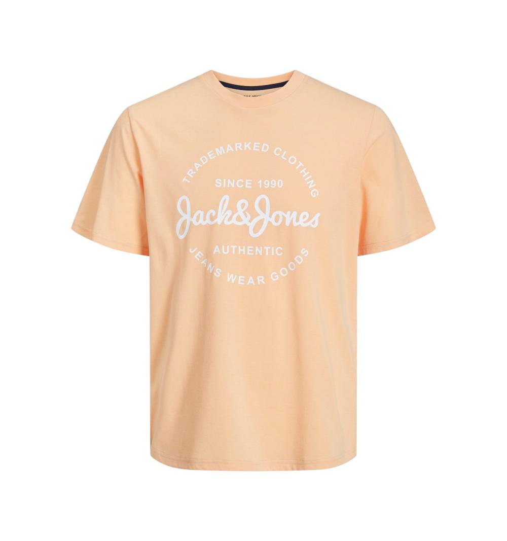 Jack&jones jjforest tee ss crew neck naranja