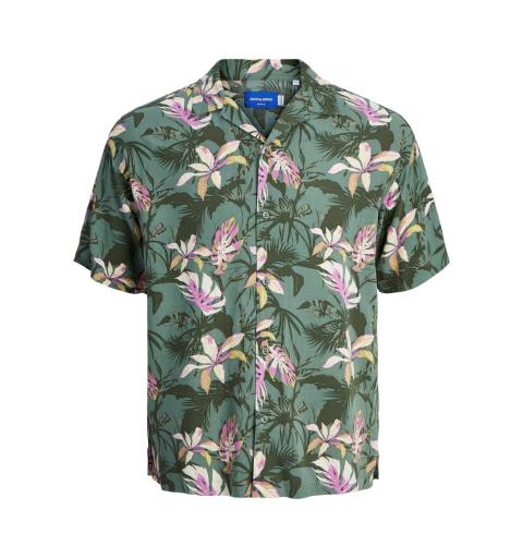 Jack&jones jorluke tampa aop shirt ss sn verde