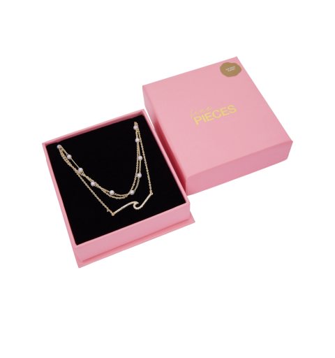 Pieces fpalip a necklace pack plated sww oro