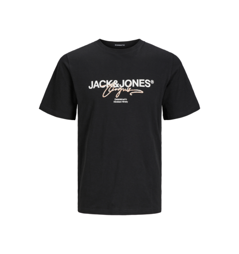 Jack&jones joraruba branding tee ss crew neck negro