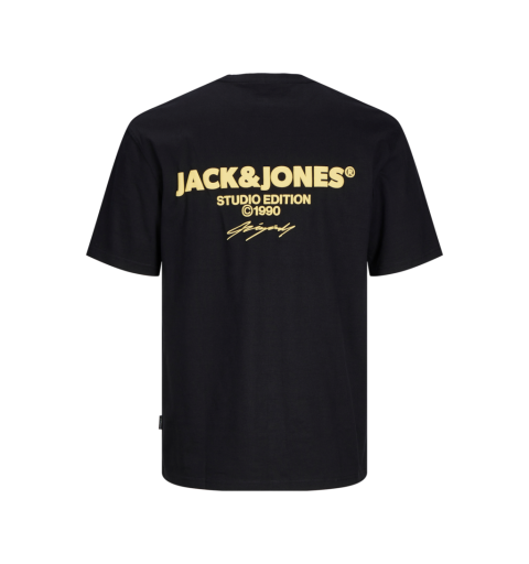 Jack&jones jorbora branding tee ss crew neck blk negro