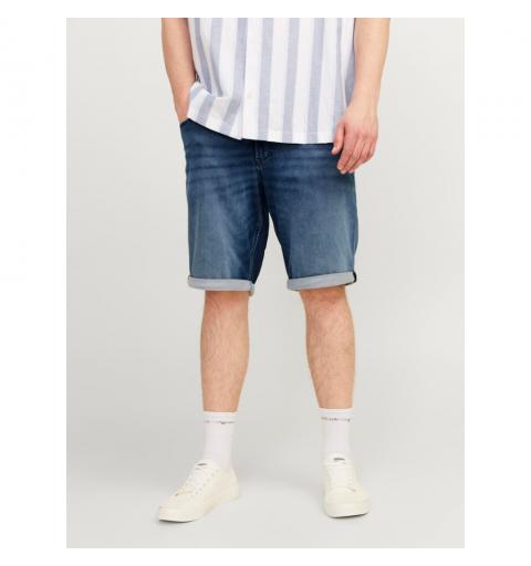 Jack&jones plus jjirick jjicon shorts ge 341 i.k sn pls denim oscuro