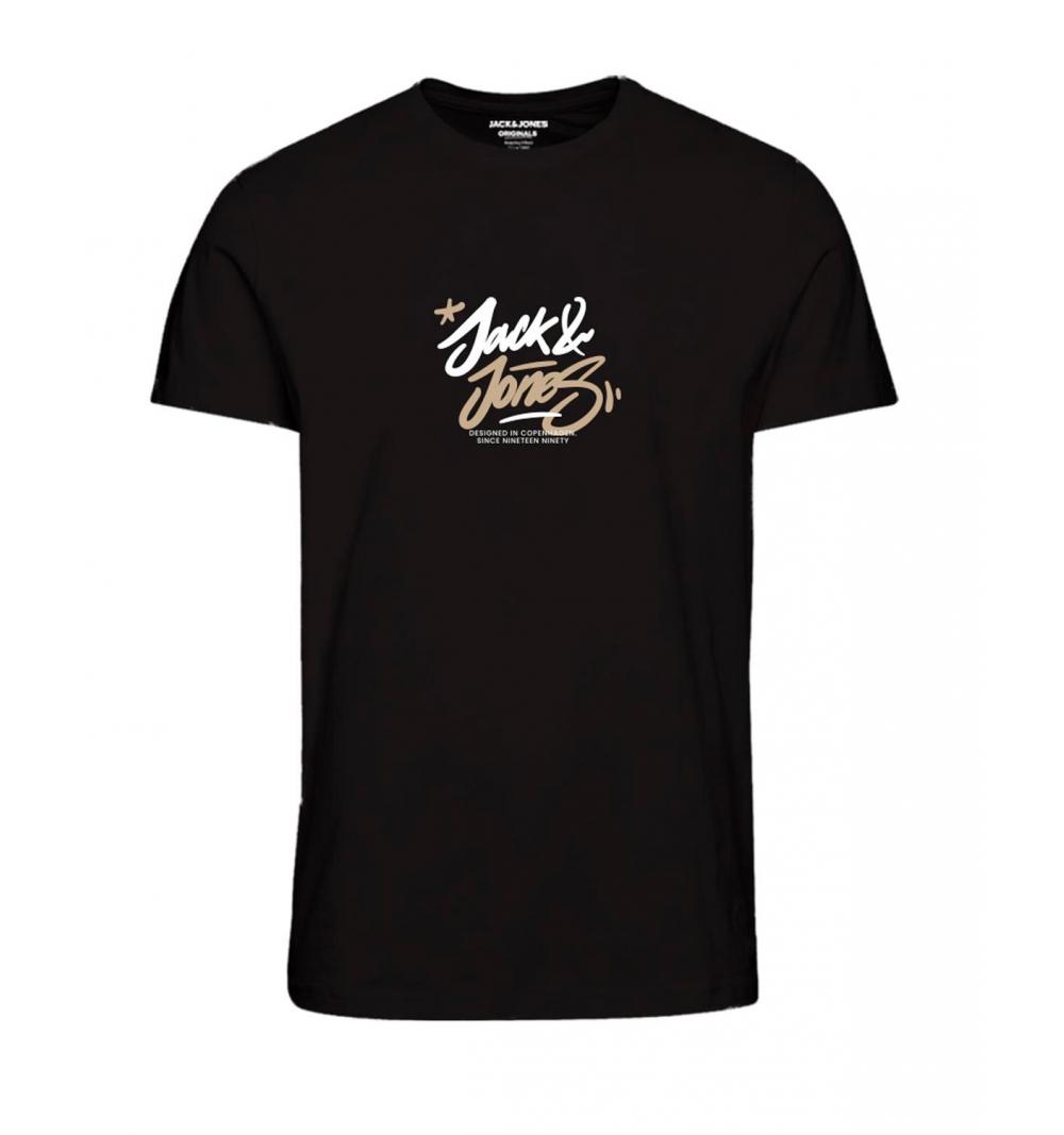 Jack&jones jorsequoia tee ss crew neck 1 fst negro