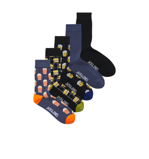 Jack&jones jaccravings socks 5 pack azul