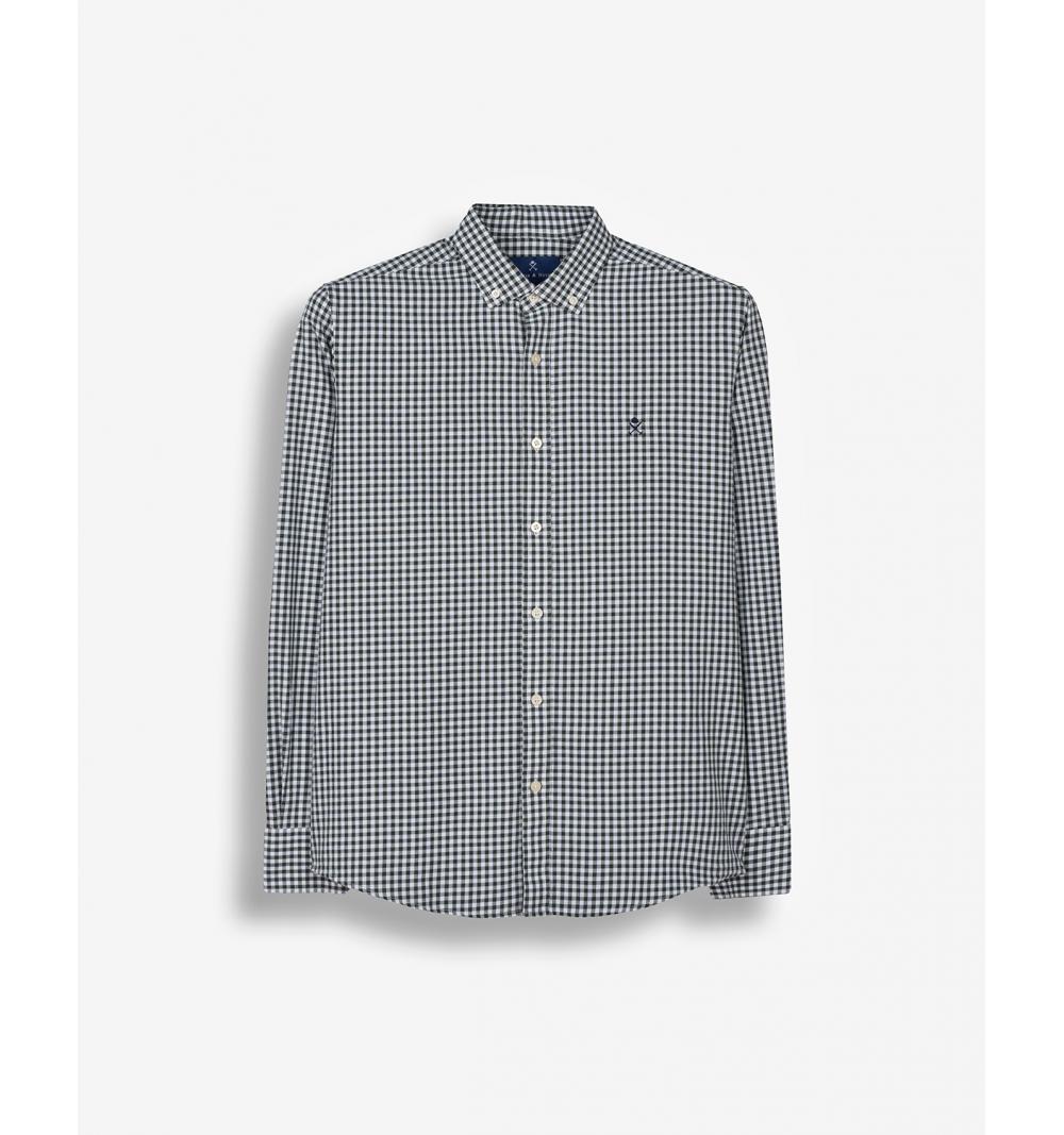 Harper & neyer camisa vichy verde