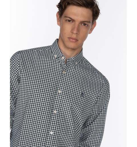 Harper & neyer camisa vichy verde