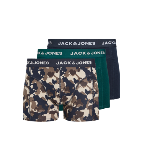 Jack&jones jaccamoflage trunks 3 pack marino