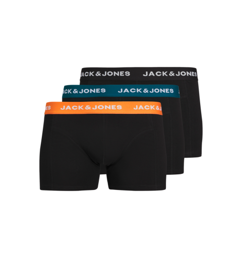 Jack&jones jacjonas solid trunks 3 pack negro