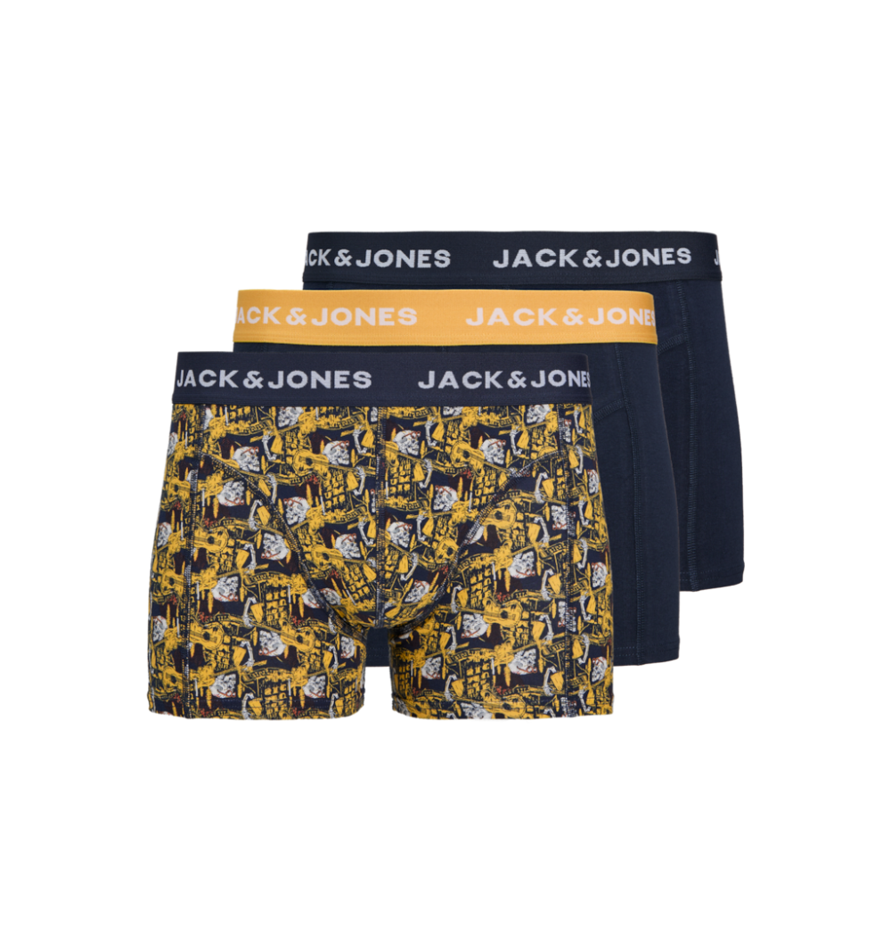 Jack&jones jacskullrock trunks 3 pack marino