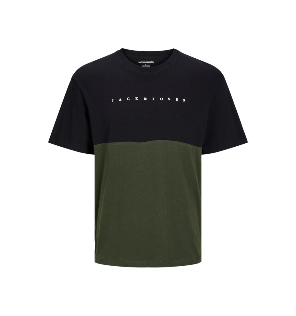 Jack&jones jjstar jj blocked tee ss crew neck negro