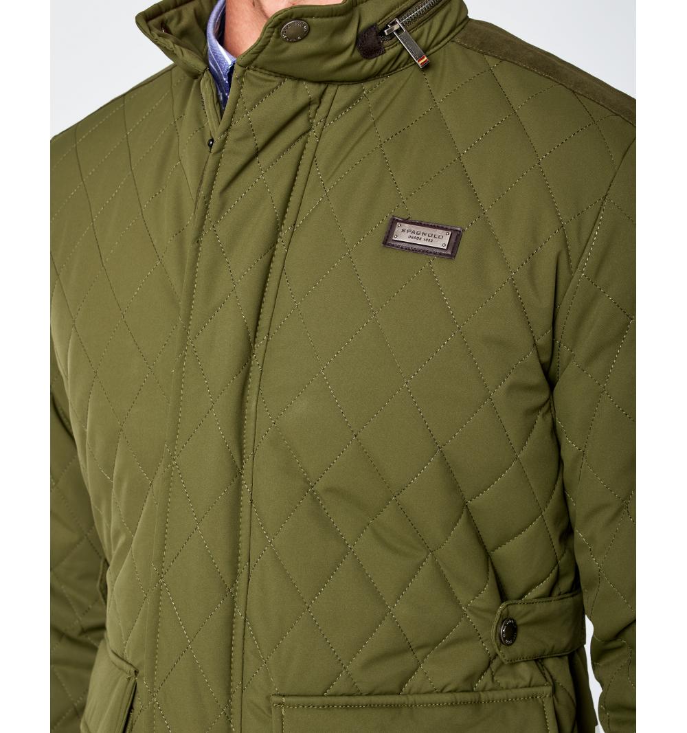 Spagnolo hombre pk 3593 acolchada verde