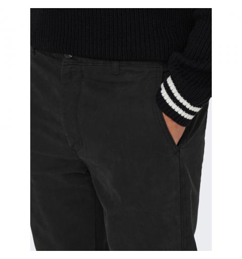 Only & sons onslou taper 0194 pant negro