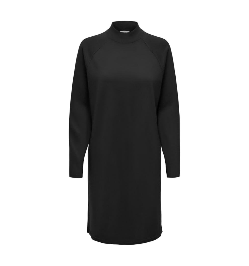 Jdy jdyamore life l/s hn dress knt negro