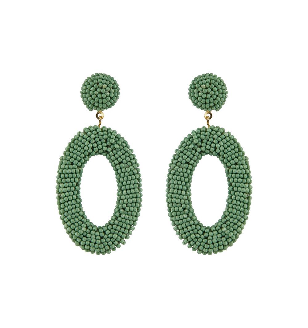 Pieces pcnourah earrings sww verde