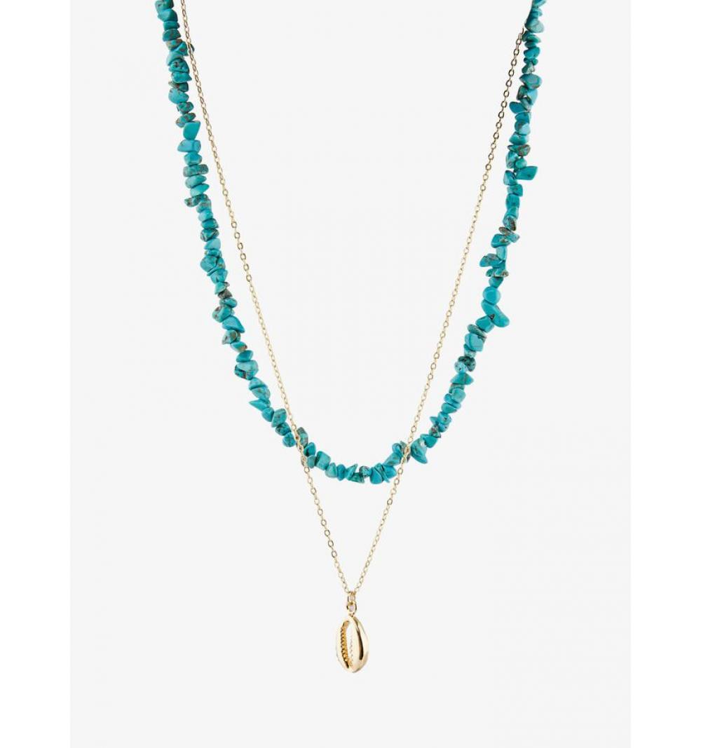 Pieces pcnulla combi necklace sww oro