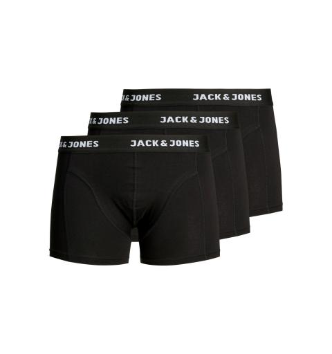 Jack&jones noos jacanthony trunks 3 pack black negro