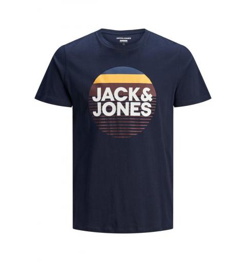 Jack&jones jjmeta tee ss crew neck marino