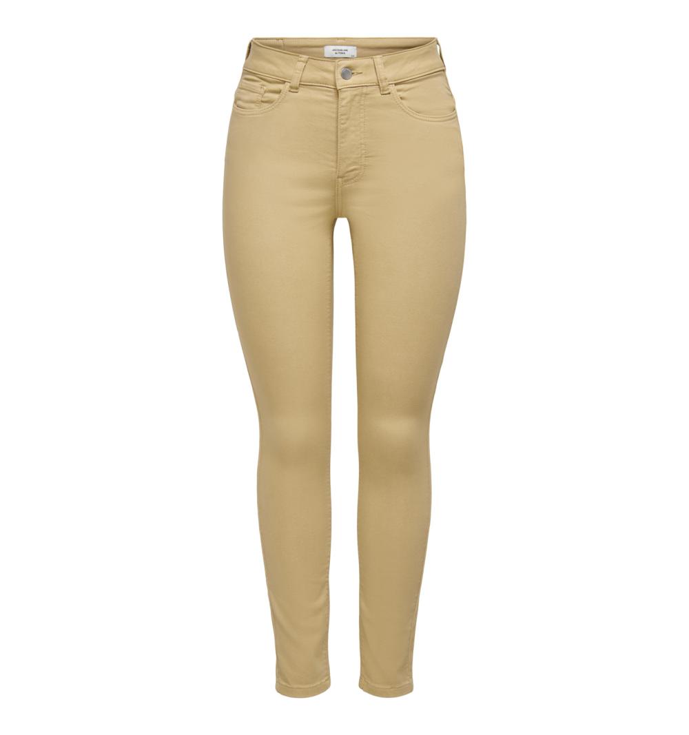 Jdy jdylara life high skinny stretch pnt camel