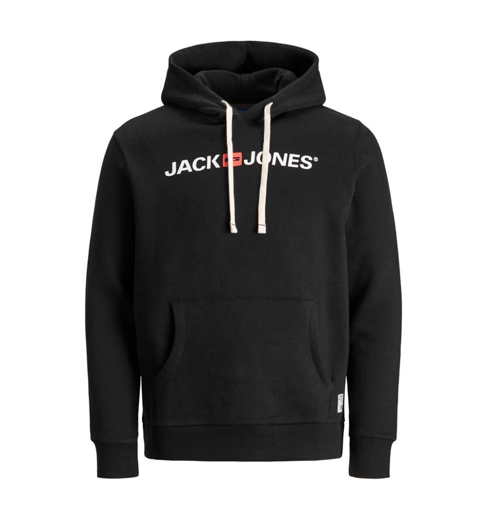 Jack&jones jor30history sweat hood negro