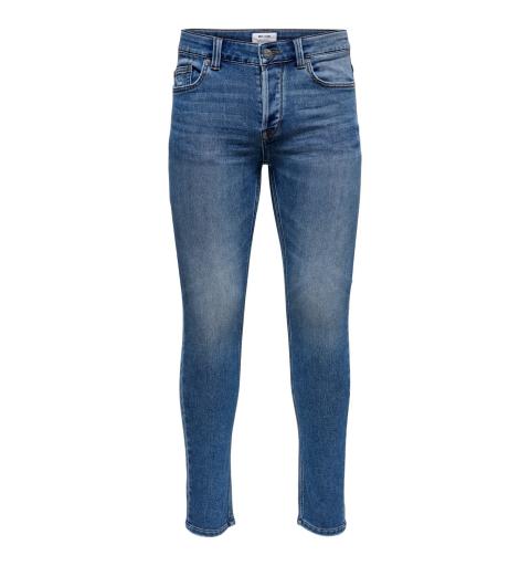 Only & sons onsloom slim life jog mid blue pk 0204 denim oscuro