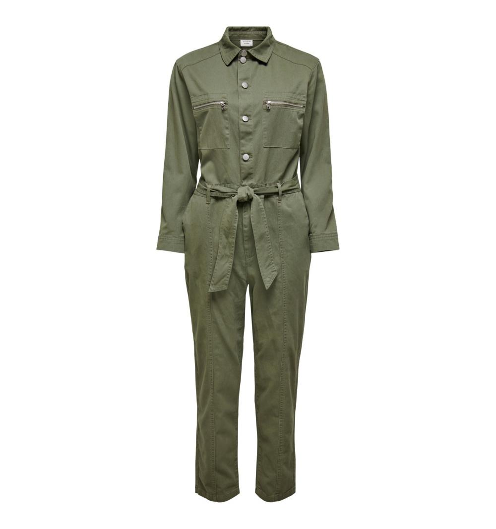 Jdy jdysophie life utility jumpsuit ankl pnt verde oscuro