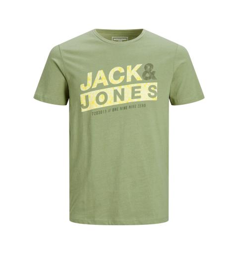 Jack&jones jcoliquid tee ss crew neck fst verde