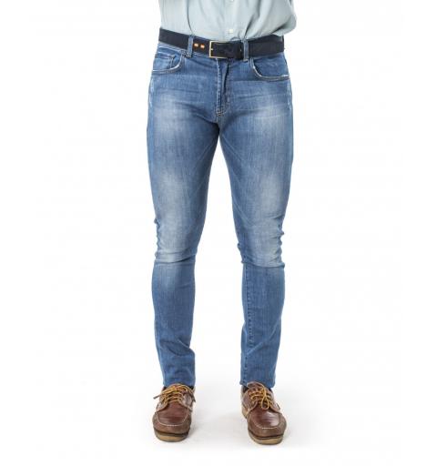 Spagnolo hombre pt denim 5 bolsillos slim 5640 denim medio