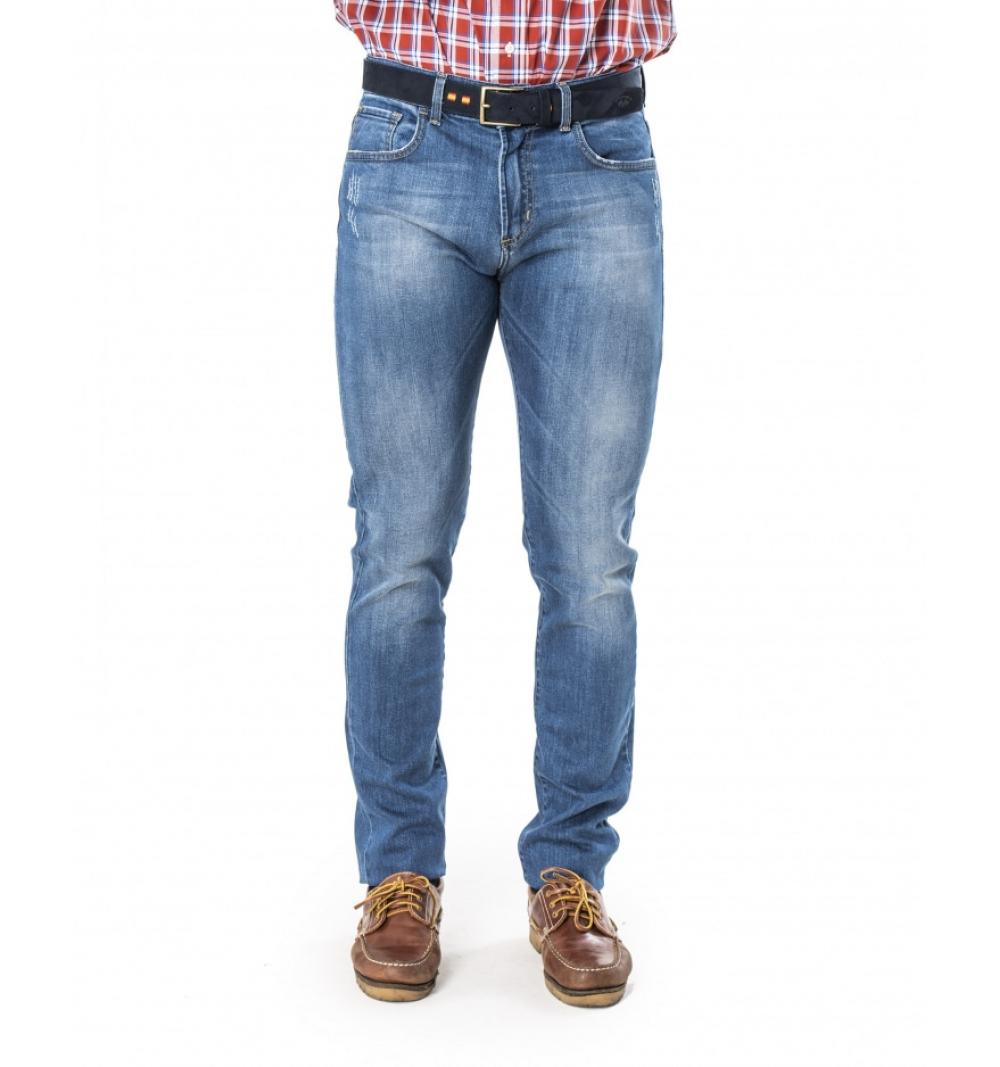 Spagnolo hombre pt denim 5 bolsillos smart 2782 denim medio