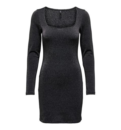 Only onlgrace square bodycon dress cs jrs negro