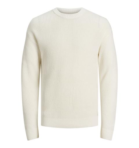 Jack&jones jorbrink knit crew neck blanco