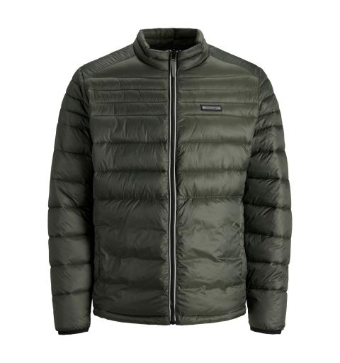 Jack&jones noos jjeace puffer collar sts verde oscuro