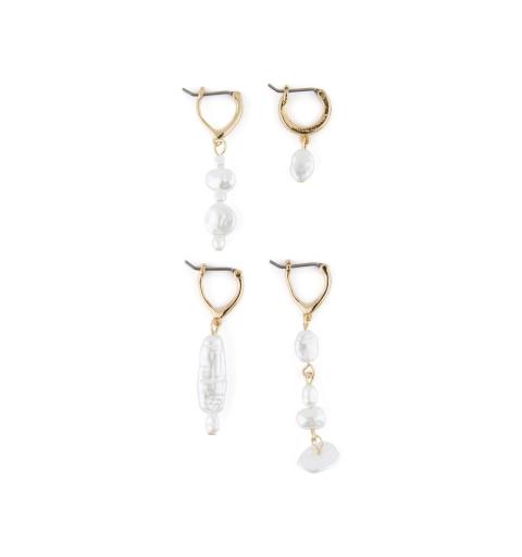 Pieces pchua 2-pack hoop earring oro