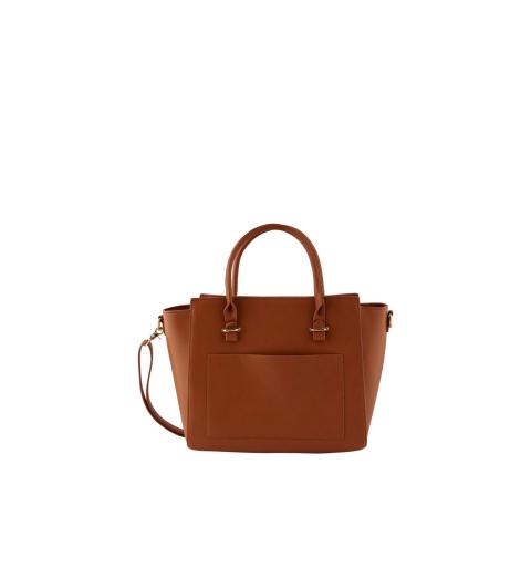 Pieces pckinna shopper cognac