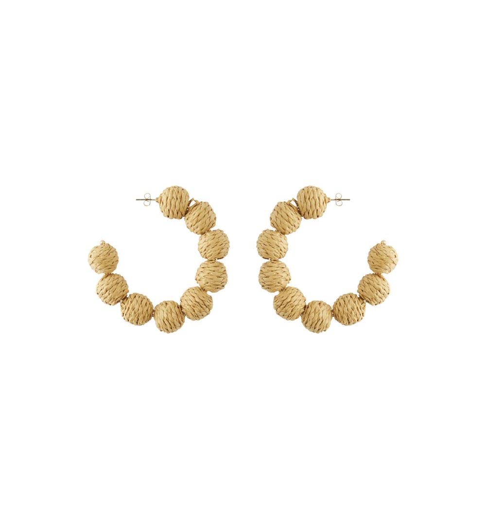 Pieces pcvotta hoop earrings sww oro