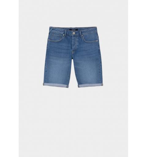 Tiffosi hombre short slim_5 denim medio