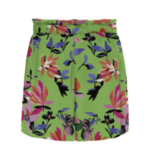 Only onlalma life poly hw shorts aop  ptm verde