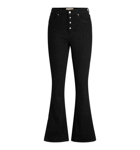 Jj mujer jxabbie bootcut hw jeans cr5 negro