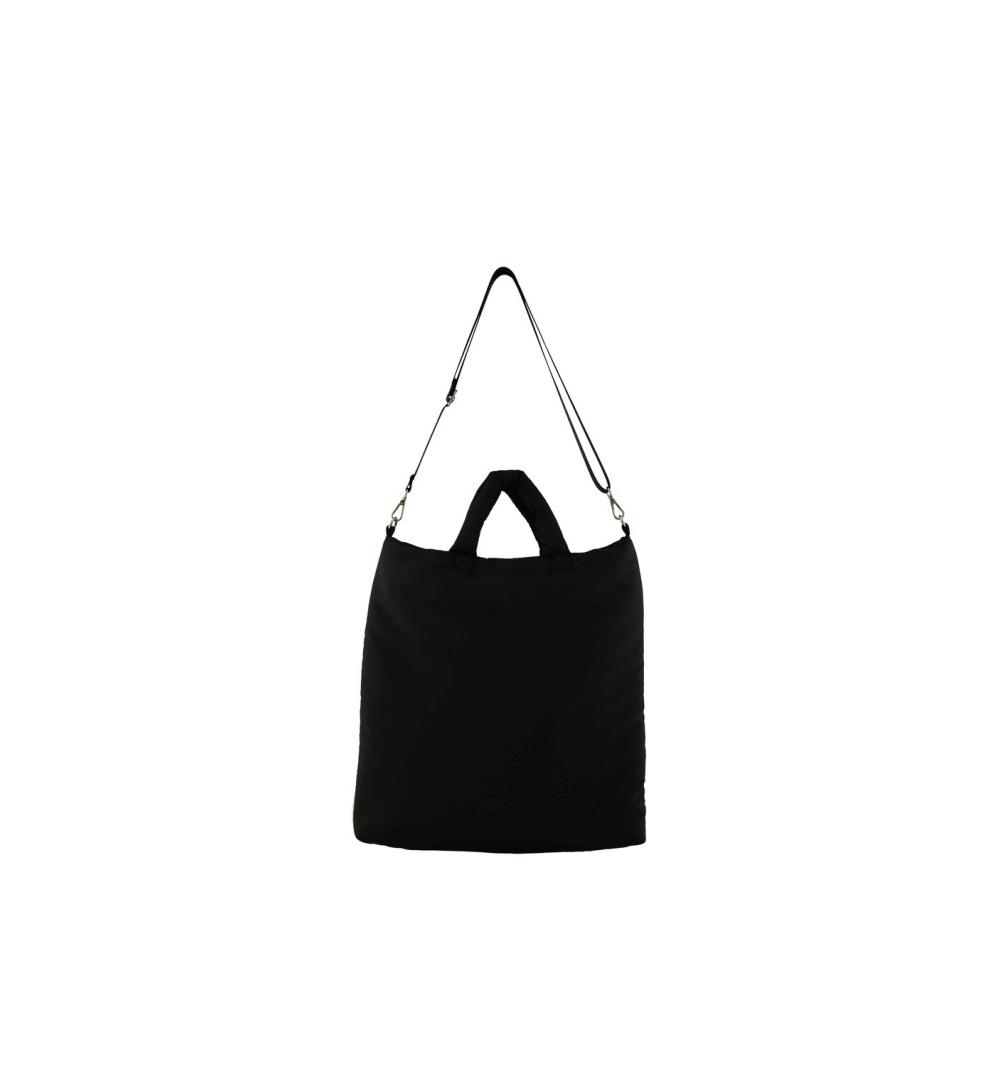 Pieces pcnora nylon padding shopper bc negro