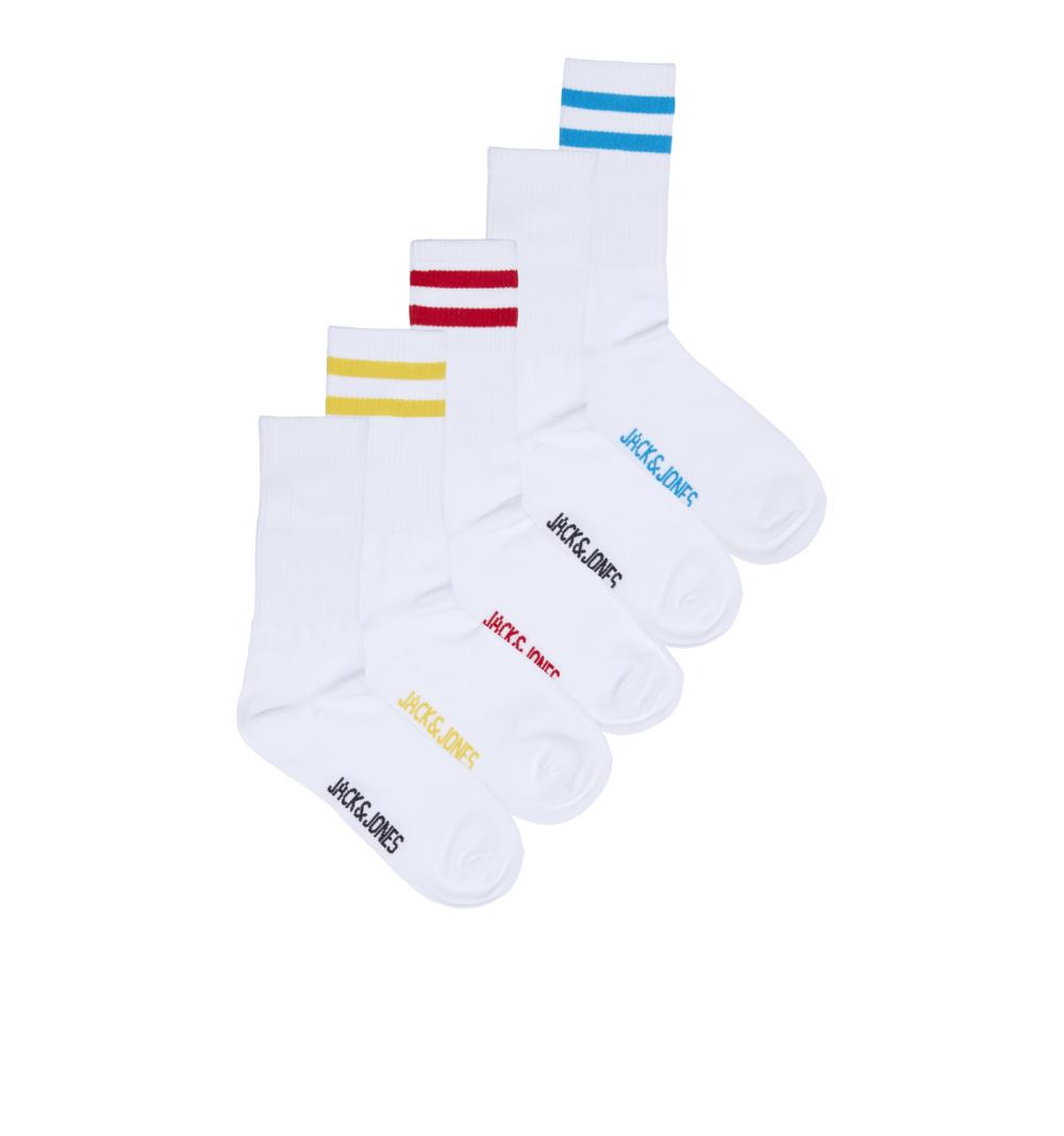 Jack&jones jacaustin tennis socks 5 pack blanco