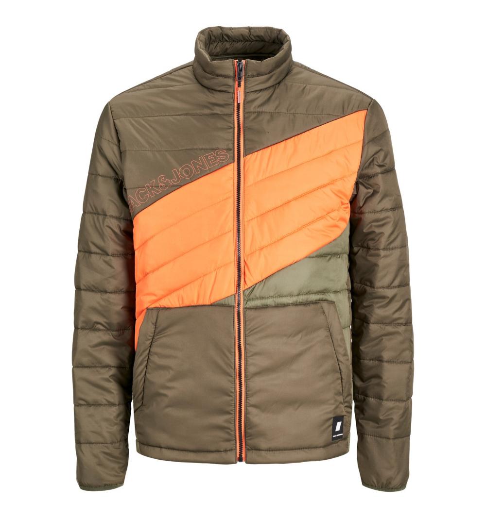 Jack&jones jcoclear puffer verde oscuro